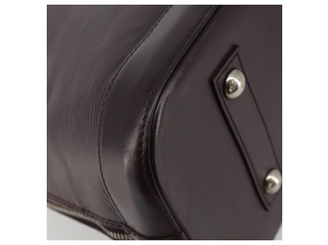 Borsa LOUIS VUITTON Epi Alma Viola Cassis M5280K LV Auth ep14652A Porpora Viola scuro - vista 16