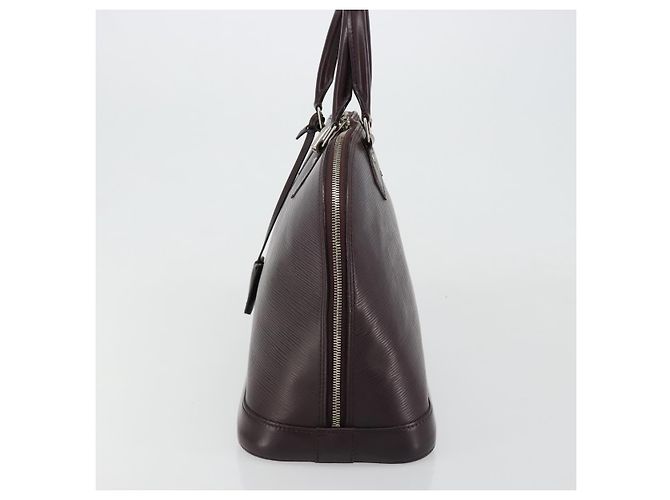 Borsa LOUIS VUITTON Epi Alma Viola Cassis M5280K LV Auth ep14652A Porpora Viola scuro - vista 3