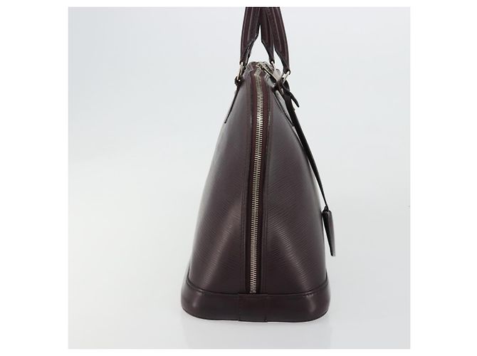 Borsa LOUIS VUITTON Epi Alma Viola Cassis M5280K LV Auth ep14652A Porpora Viola scuro - vista 4