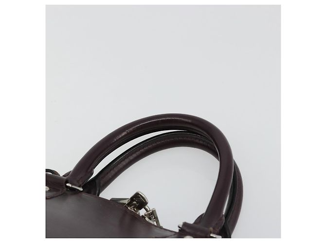 Borsa LOUIS VUITTON Epi Alma Viola Cassis M5280K LV Auth ep14652A Porpora Viola scuro - vista 8