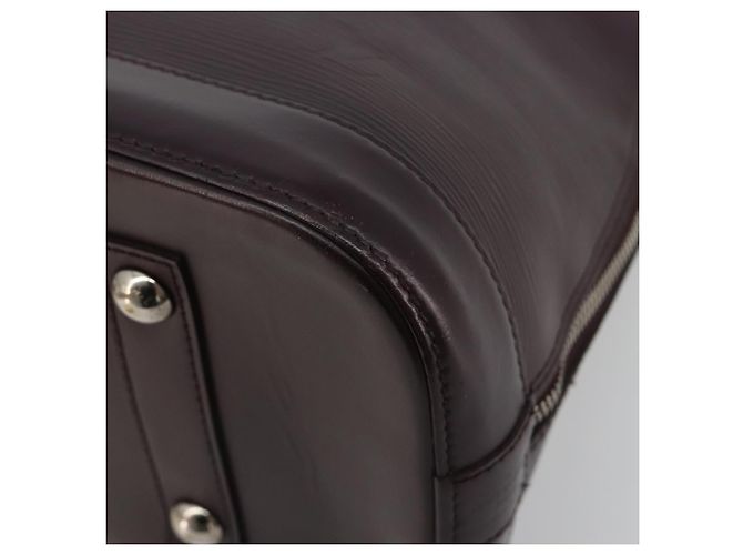 Borsa LOUIS VUITTON Epi Alma Viola Cassis M5280K LV Auth ep14652A Porpora Viola scuro - vista 9