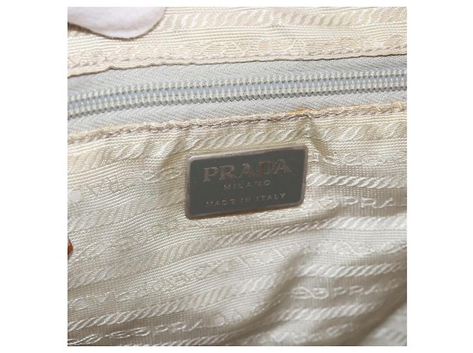 Zaino PRADA Nylon Rosa Argento Auth 182817 - vista 20