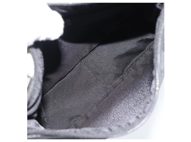 Borsa a Spalla GUCCI GG Canvas Nera Oro Auth 182901A Nero D'oro - vista 11