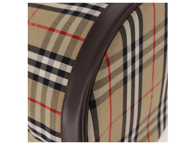 Bolso de hombro y monedero Burberry Nova Check en lona Beige Auth 183449A - vista 15