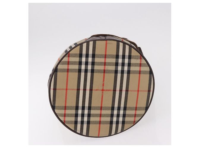Bolso de hombro y monedero Burberry Nova Check en lona Beige Auth 183449A - vista 6