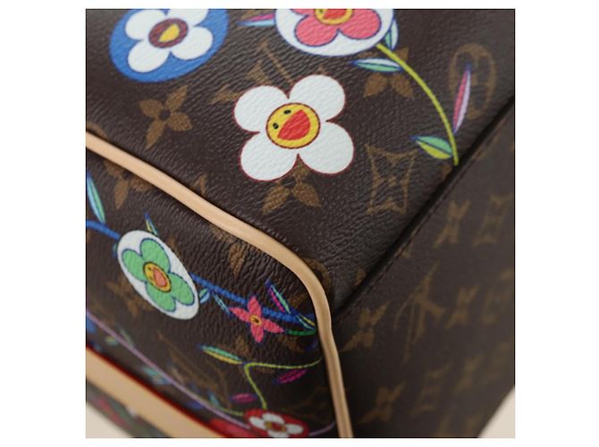 LOUIS VUITTON Takashi Murakami Keepall Bandouliere 45 Borsa M14182 Auth 181961SM Monogramma - vista 19