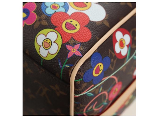 LOUIS VUITTON Takashi Murakami Keepall Bandouliere 45 Borsa M14182 Auth 181961SM Monogramma - vista 20