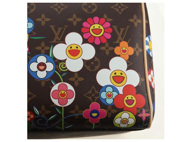 LOUIS VUITTON Takashi Murakami Keepall Bandouliere 45 Borsa M14182 Auth 181961SM Monogramma - vista 21