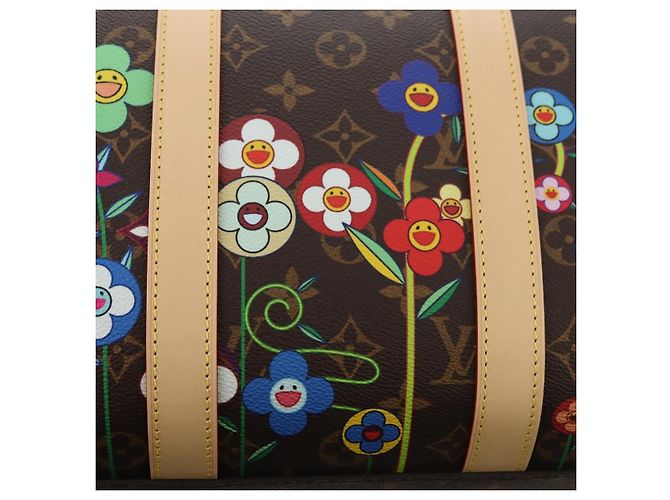 LOUIS VUITTON Takashi Murakami Keepall Bandouliere 45 Borsa M14182 Auth 181961SM Monogramma - vista 22