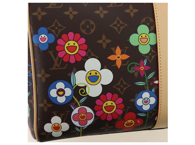 LOUIS VUITTON Takashi Murakami Keepall Bandouliere 45 Borsa M14182 Auth 181961SM Monogramma - vista 23