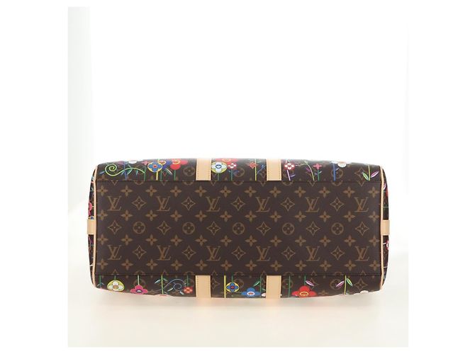 LOUIS VUITTON Takashi Murakami Keepall Bandouliere 45 Borsa M14182 Auth 181961SM Monogramma - vista 5