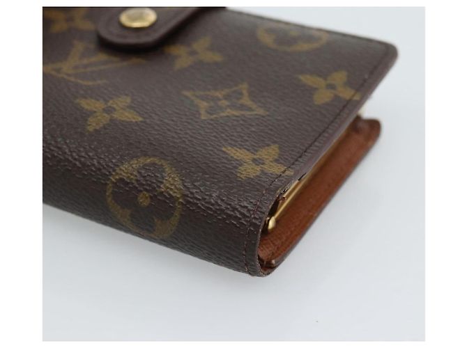 LOUIS VUITTON Monogram Porte Monnaie Billets Viennois M61663 LV Auth 182956 Monogramma - vista 7