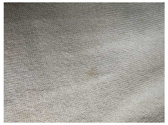 Vintage Chloé Kaschmir-Kurzarmpullover Beige L - Ansicht 6