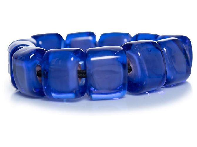 Autre Marque Sent Murano, bracciale in vetro di Murano blu - vista 2