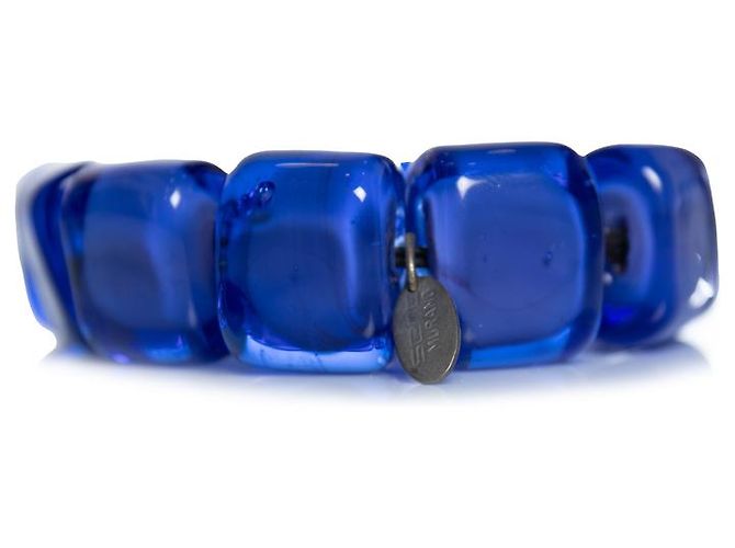 Autre Marque Sent Murano, bracciale in vetro di Murano blu - vista 4