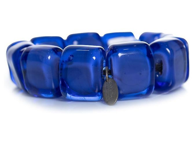 Autre Marque Sent Murano, bracciale in vetro di Murano blu - vista 5
