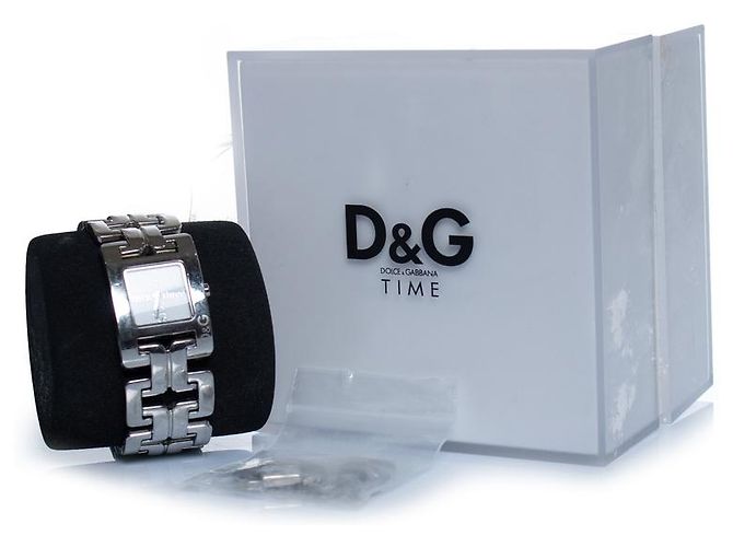 Dolce & Gabbana Uhr aus silbernem Edelstahl - Ansicht 3