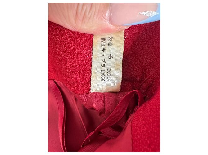 Chloé Vintage Chloe Wollrock Rot - Ansicht 10
