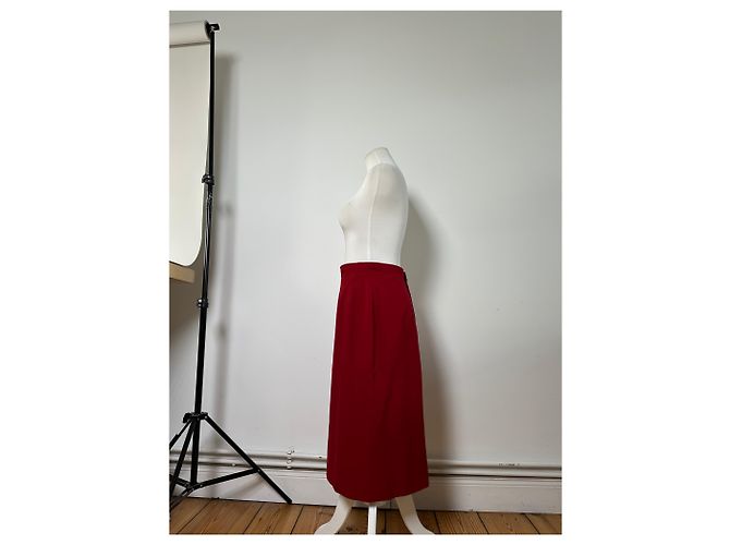 Chloé Vintage Chloe Wollrock Rot - Ansicht 2