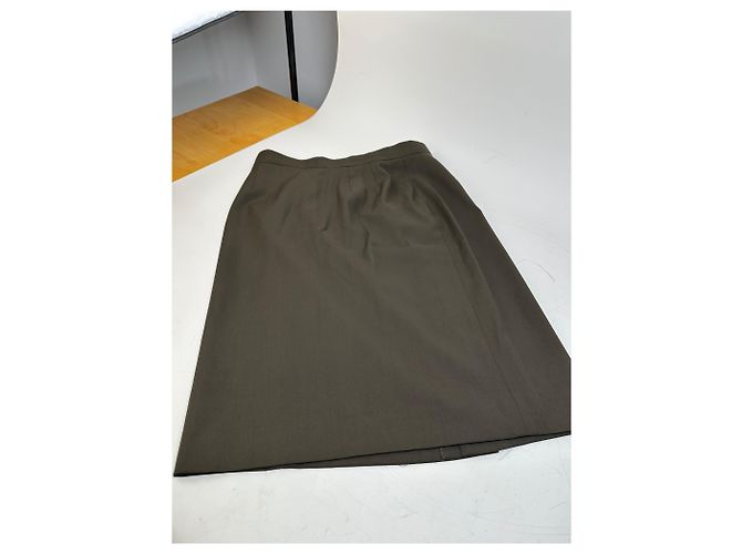 Chloé Vintage Chloe Woll-Set mit Blazer Dunkeloliv M Grün - Ansicht 10