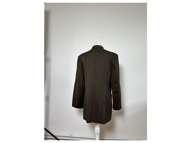 Chloé Vintage Chloe Woll-Set mit Blazer Dunkeloliv M Grün - Ansicht 6