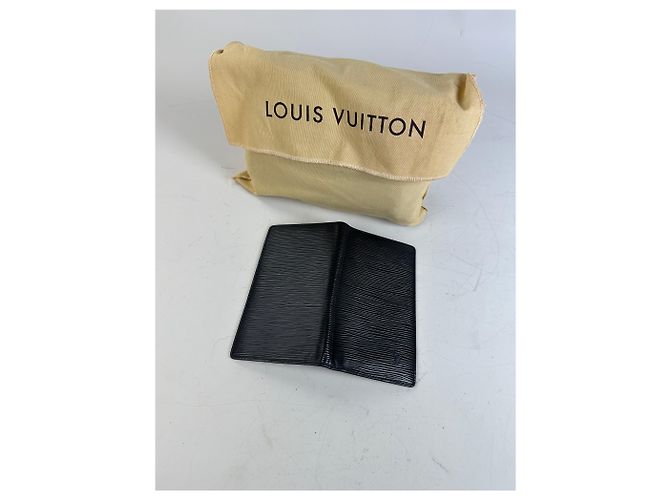 Vintage Louis Vuitton Epi Leather Wallet Black - view 7