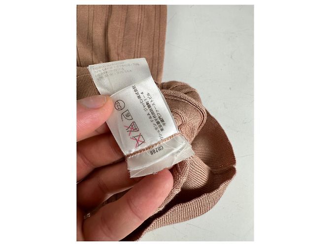 Vintage Chloé Viskose-Strickjacke Altrosa XXL Pink - Ansicht 10