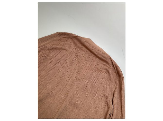 Vintage Chloé Viskose-Strickjacke Altrosa XXL Pink - Ansicht 12