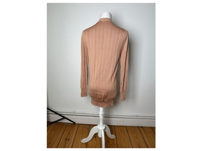 Vintage Chloé Viskose-Strickjacke Altrosa XXL Pink - Ansicht 3