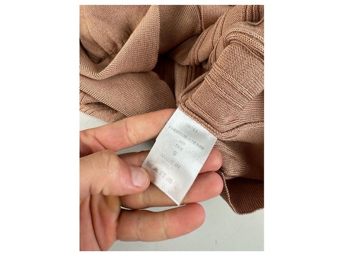 Vintage Chloé Viskose-Strickjacke Altrosa XXL Pink - Ansicht 7