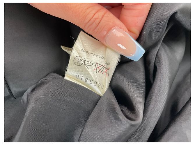 Vestido negro minimalista vintage Givenchy mezcla de poliéster XXL - vista 8
