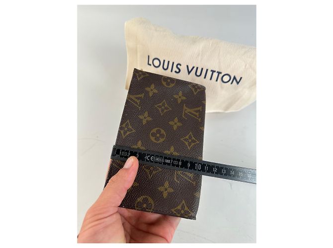 Vintage Louis Vuitton Monogram Canvas Zippy Wallet Dunkelbraun - Ansicht 11