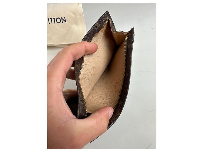 Vintage Louis Vuitton Monogram Canvas Zippy Wallet Dunkelbraun - Ansicht 3