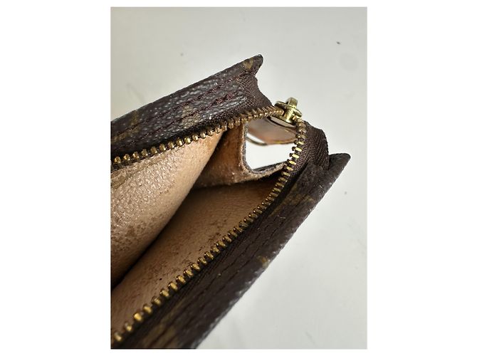 Vintage Louis Vuitton Monogram Canvas Zippy Wallet Dunkelbraun - Ansicht 4