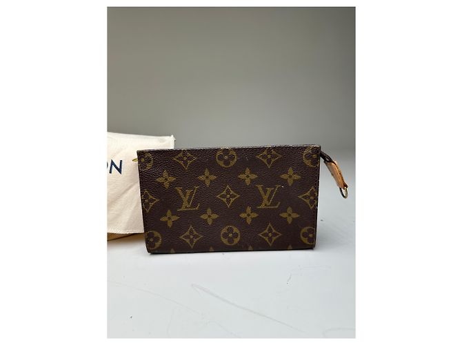 Vintage Louis Vuitton Monogram Canvas Zippy Wallet Dunkelbraun - Ansicht 6
