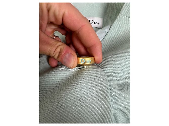New Look Blazer Vintage Dior in misto cotone Verde menta XXL - vista 6