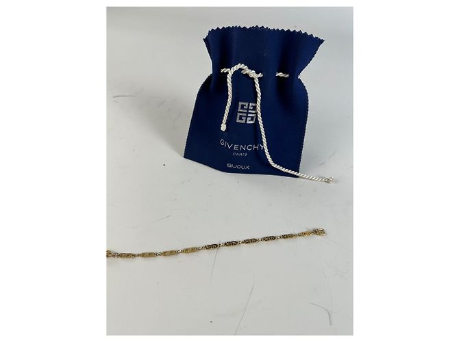 Bracciale Vintage Givenchy Greek Key in metallo dorato D'oro - vista 6