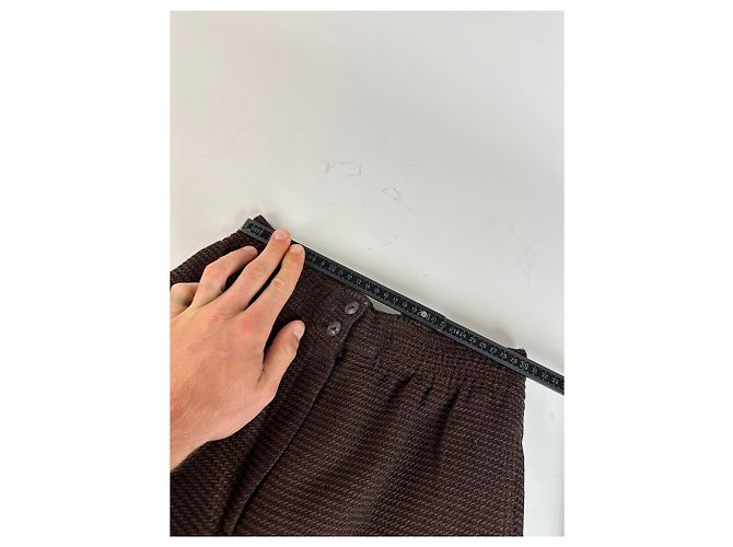 Vintage Fendi Webhose braun - Ansicht 10