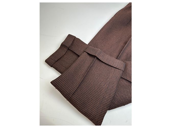 Vintage Fendi Webhose braun - Ansicht 13