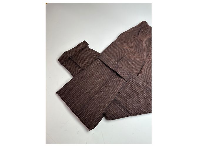 Vintage Fendi Webhose braun - Ansicht 3