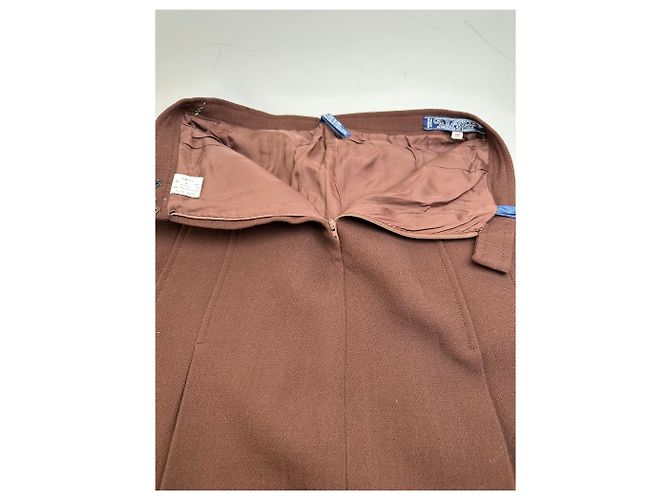 Vintage Givenchy Wool Blend Twin Set Blazer Brown M - view 13