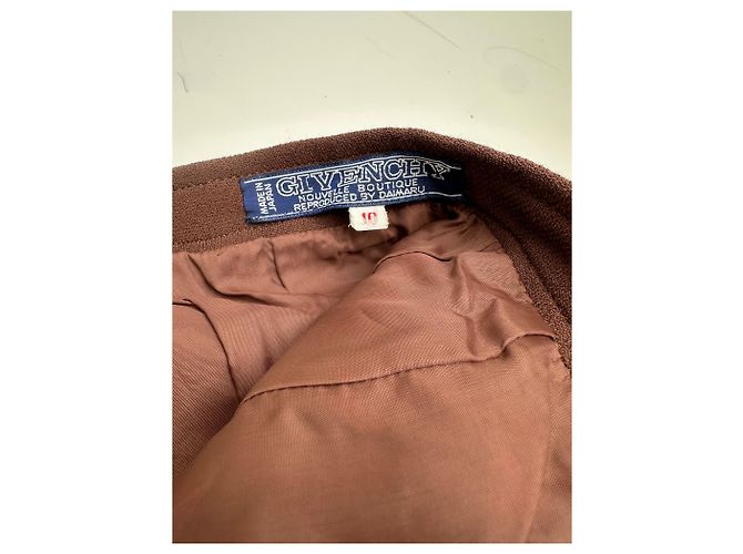 Vintage Givenchy Wool Blend Twin Set Blazer Brown M - view 14