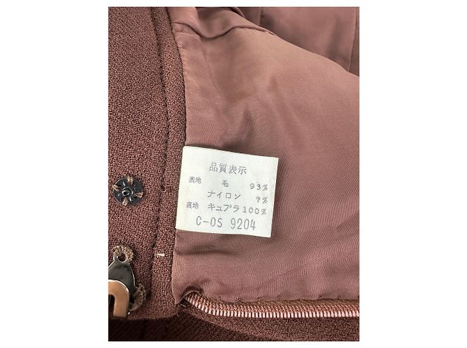 Vintage Givenchy Wool Blend Twin Set Blazer Brown M - view 15