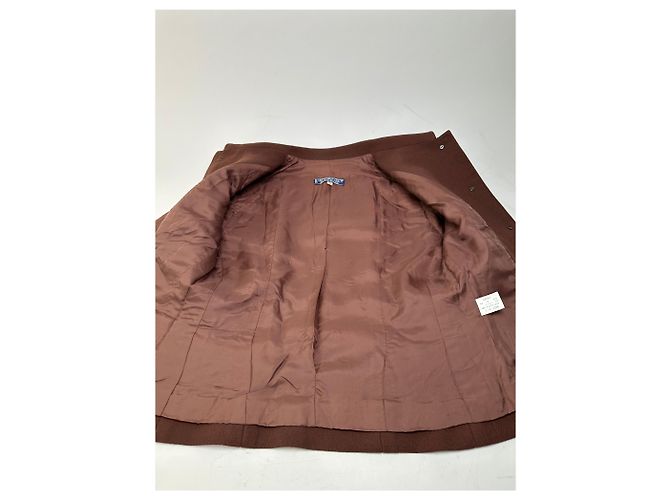 Vintage Givenchy Wool Blend Twin Set Blazer Brown M - view 9