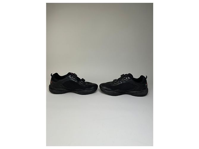 Sneakers Vintage Prada Luna Rossa Mesh Nere e Argentate EU44 Nero - vista 6