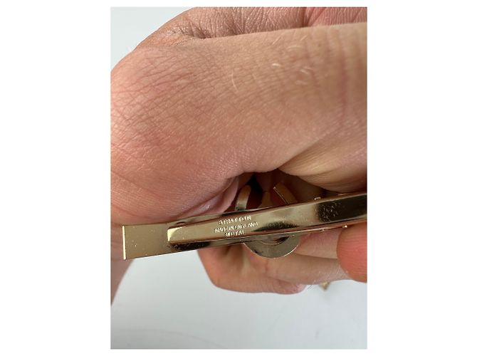 Céline Set di gemelli e fermacravatta vintage con logo Celine, Oro D'oro - vista 5