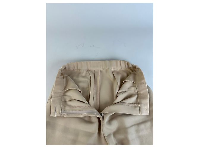 Vintage Chloé Seidenhose Beige S - Ansicht 10
