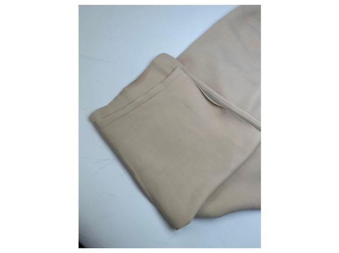 Vintage Chloé Seidenhose Beige S - Ansicht 3