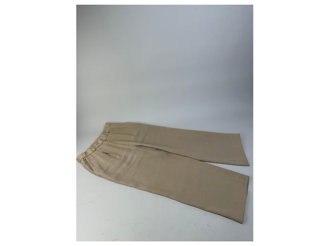 Vintage Chloé Seidenhose Beige S - Ansicht 5