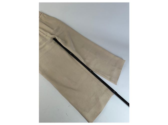 Vintage Chloé Seidenhose Beige S - Ansicht 7
